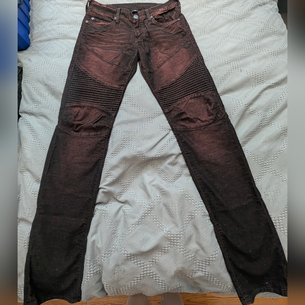 3 For $45 True Religion Red/Black Pants